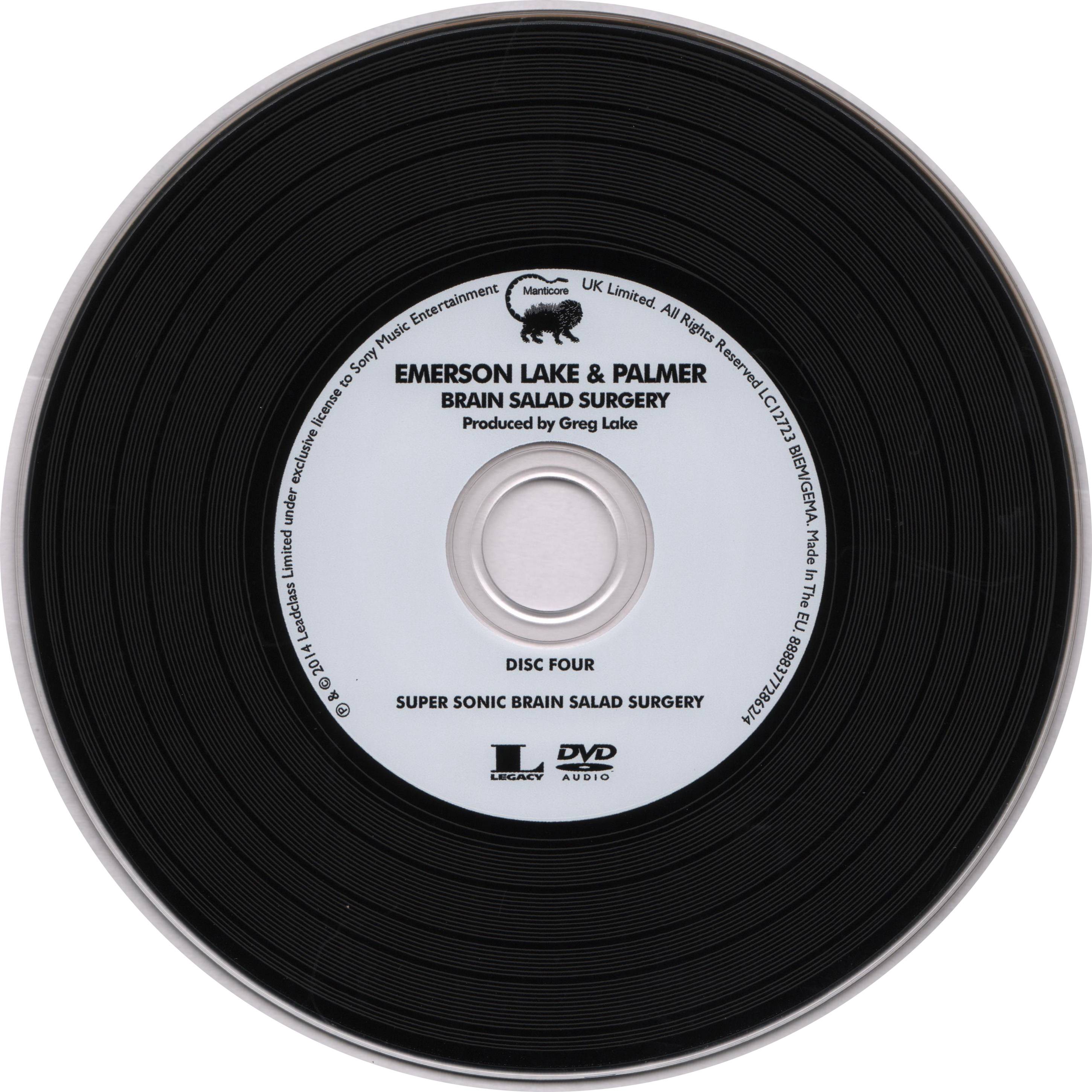 Emerson, Lake and Palmer Brian Salad Surgery deluxe edition [dvda]